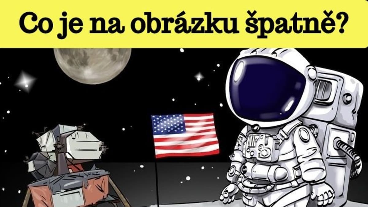 Optická hádanka - astronaut 3
