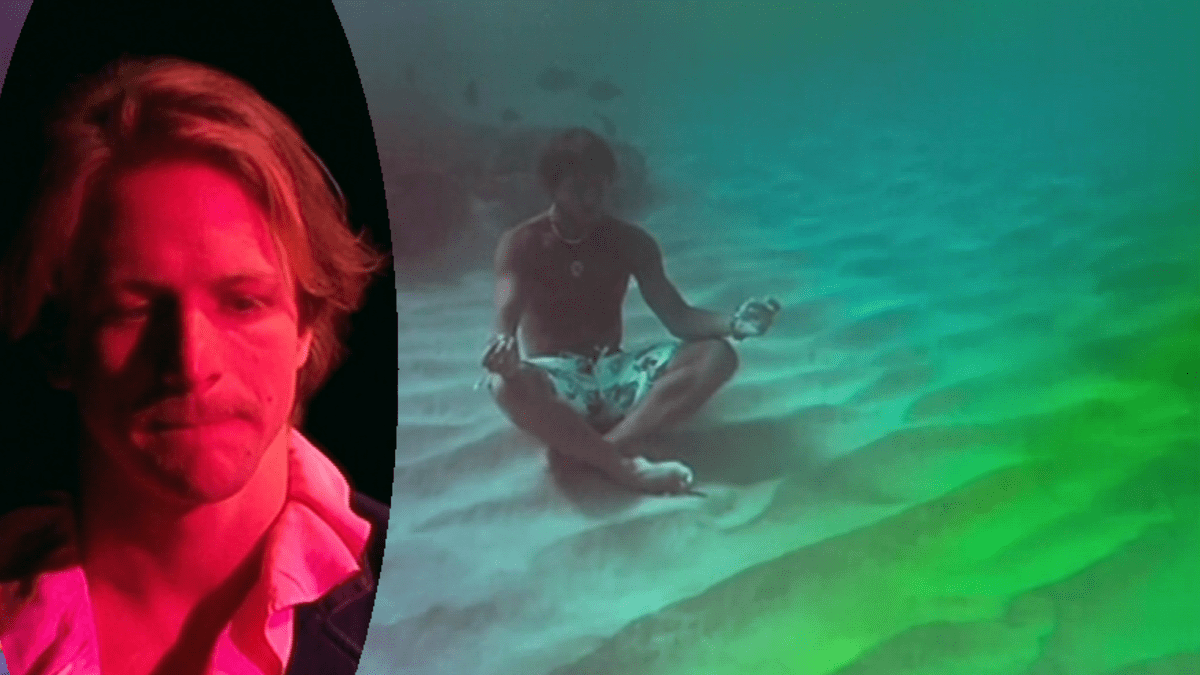 Video VIP zprávy: Tomáš Klus na sociální síť vyvěsil video, kde medituje na mořském dně. Nebo ne?