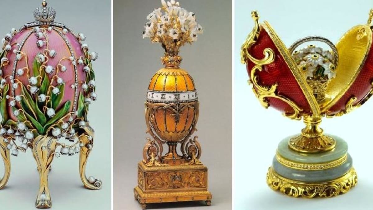 Fabergé vytvořil celkem 50 císařských vajec mezi roky 1885 až 1916.