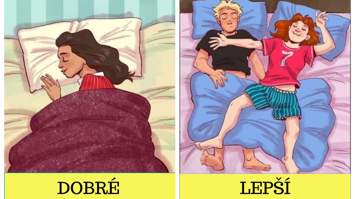 Proč byste s partnerem měli spát v jedné posteli?
