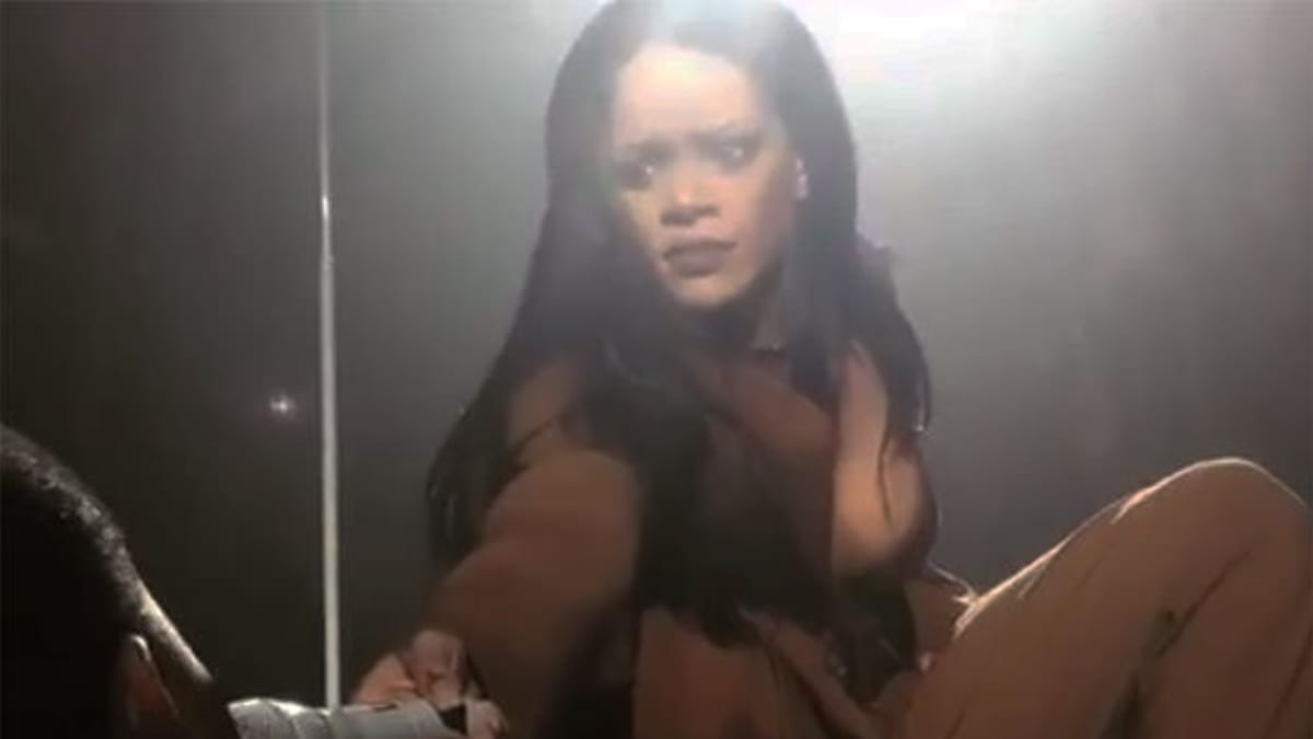 Rihanna byla velmi prekvapena.