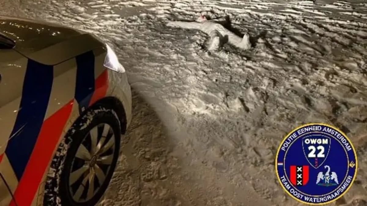 Policie vyšetřovala mrtvého sněhuláka 1