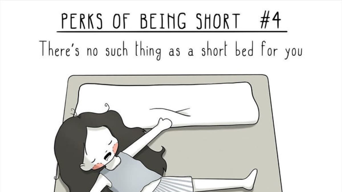 Malé holky neznají nic jako krátkou postel.