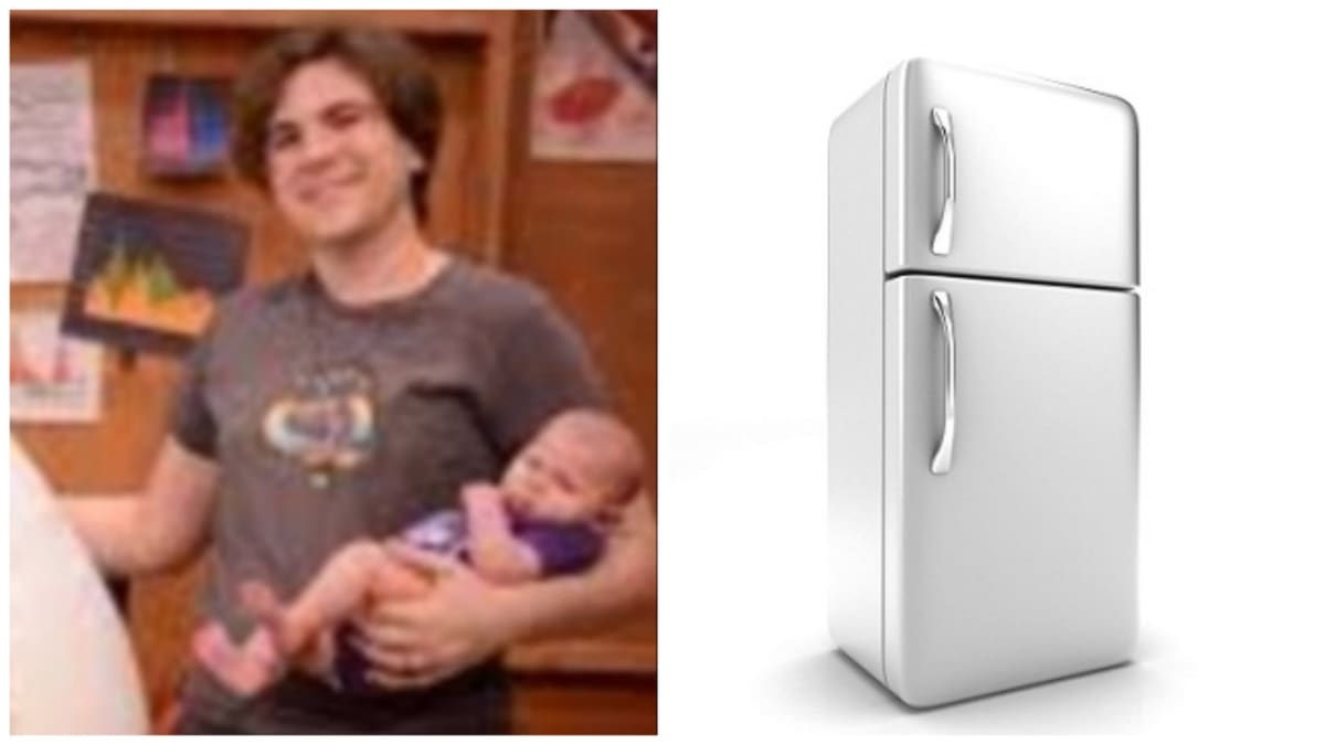 Muž svoje dítě strčil do lednice.