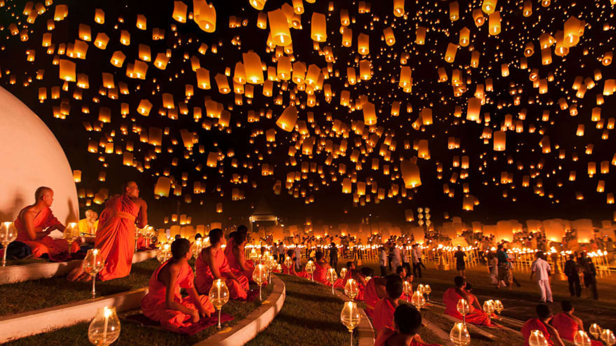Yi Peng Lantern Festival (Thajsko)