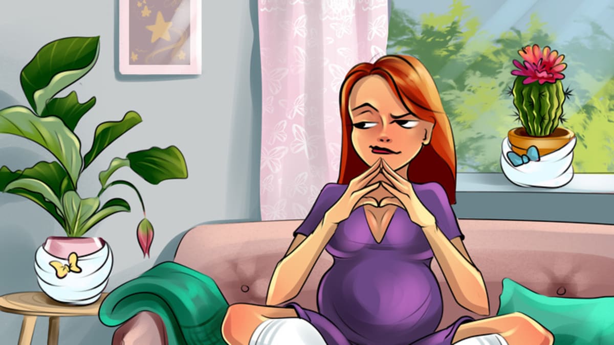 Vtipné ilustrace o životě těhotné 14