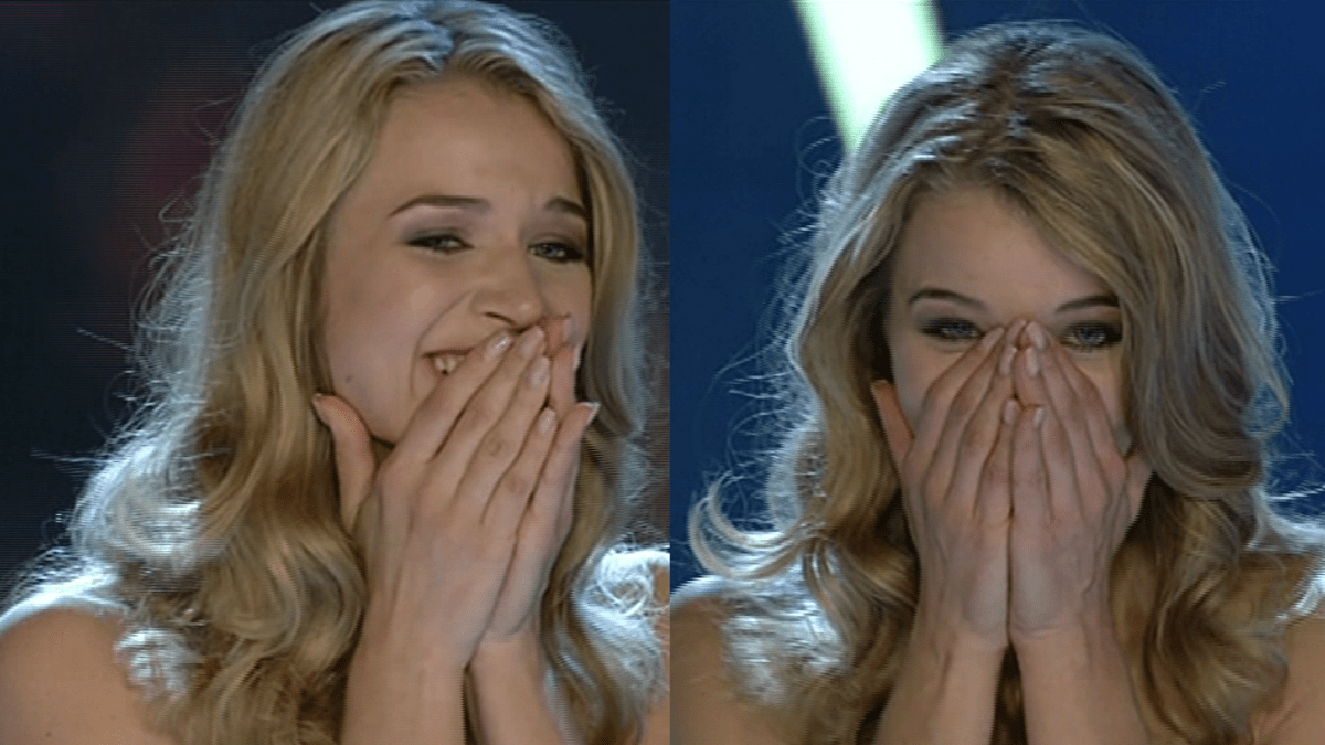 Video VIP zprávy: Česká Miss 2014 Gábina Franková a její první slzy štěstí po vyhlášení