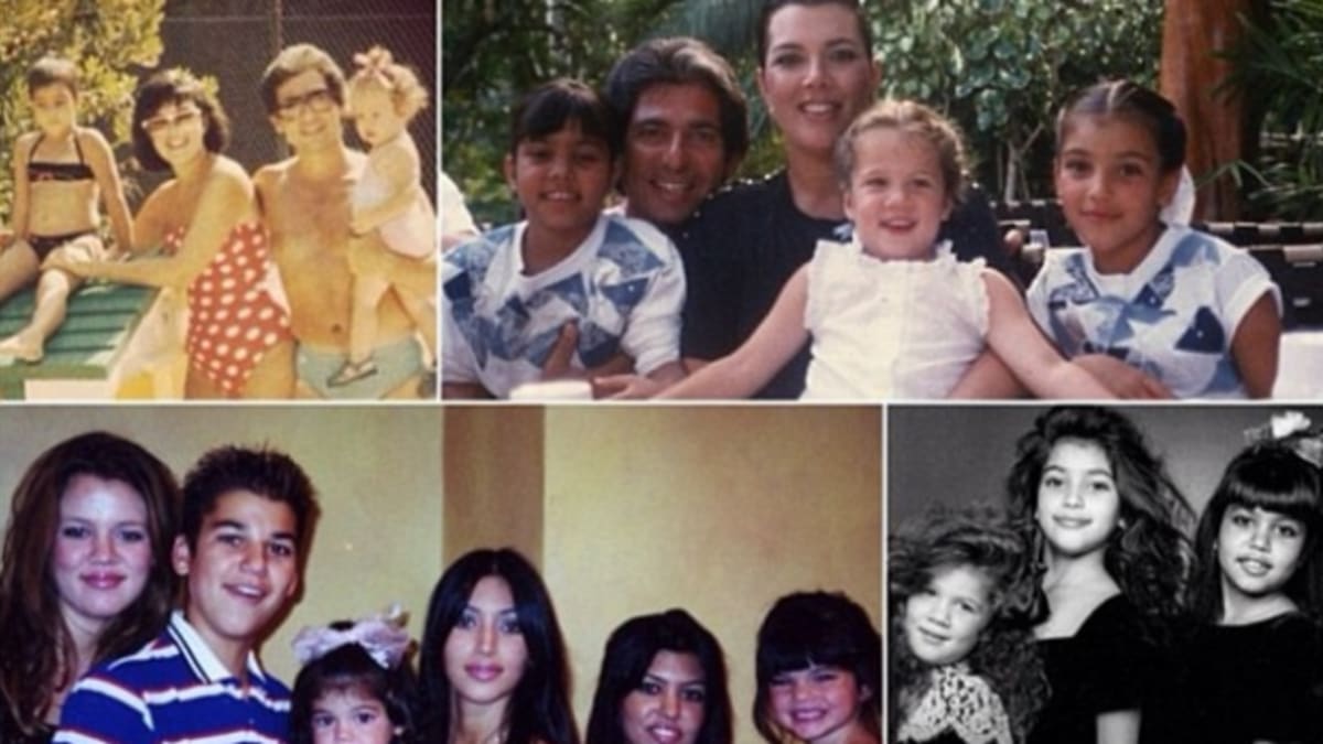 Kim Kardashian a její rodinné fotky, které uveřejnila na sociální síti