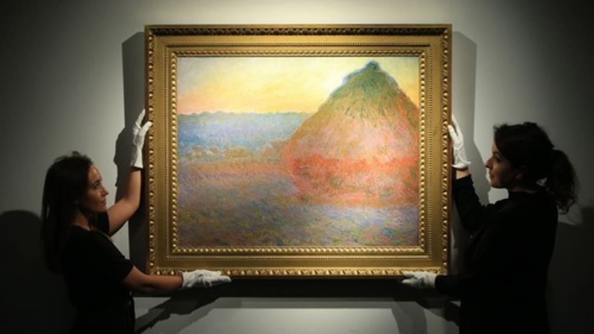 Aktivisté zaútočili na slavný obraz Kupky sena od Moneta