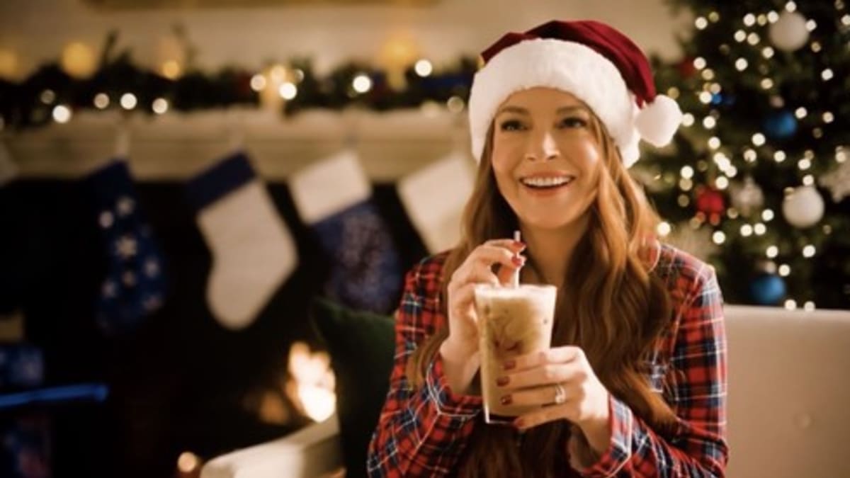 Lindsay Lohan ve vánoční reklamě Pepsi