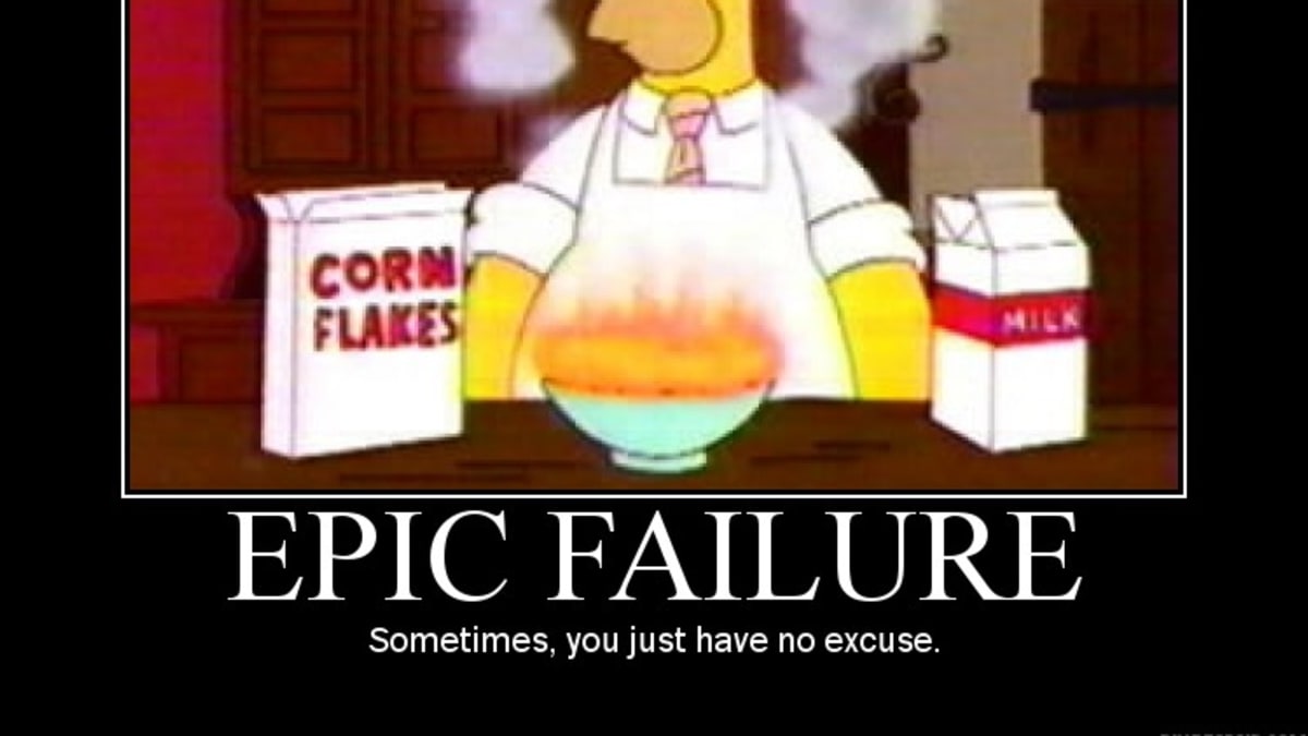 Vtipné kulinární neúspěchy