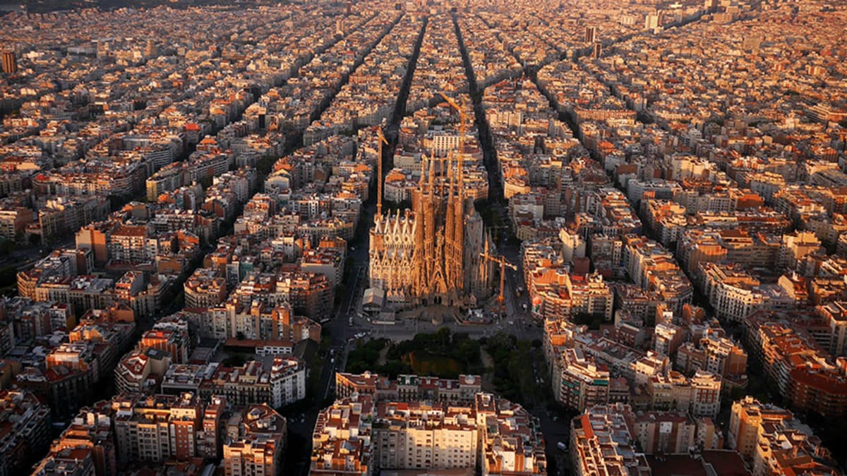 Sagrada Familia, Barcelona, Španělsko