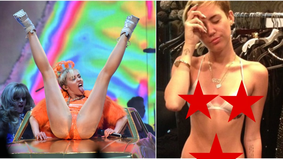 Miley Cyrus a uniklé fotky.