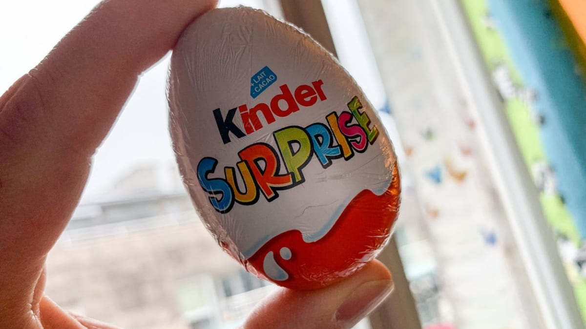 Kinder vajíčka v Británii byla stažena z prodeje