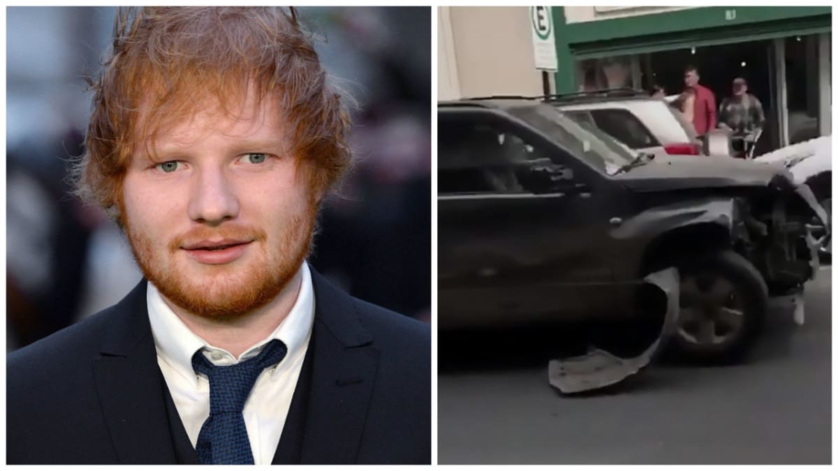 Zpěvák Ed Sheeran skončil v nemocnici.