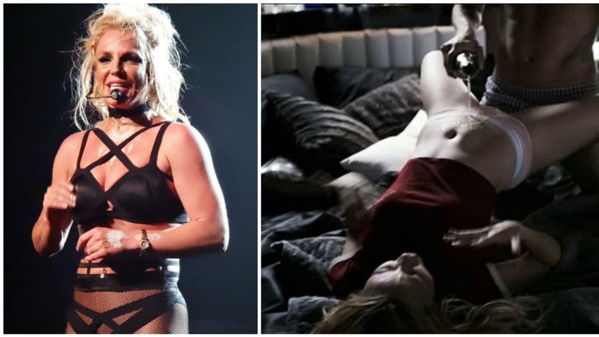 Britney Spears (vlevo) / fotka z chystané biografie Britney Ever After (vpravo)