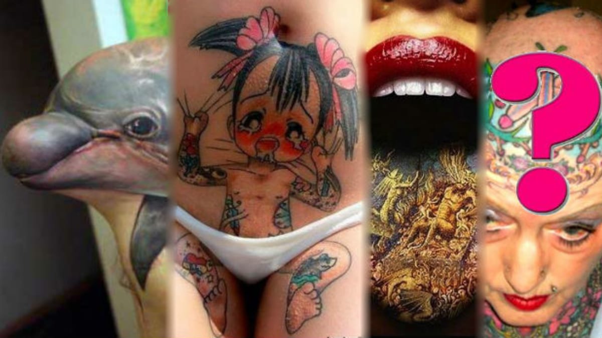 Některá tetování jsou doslova šílená, no řekněte!