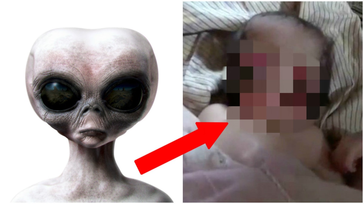Děsivé dítě s mimozemskou tváří - Obrázek 5