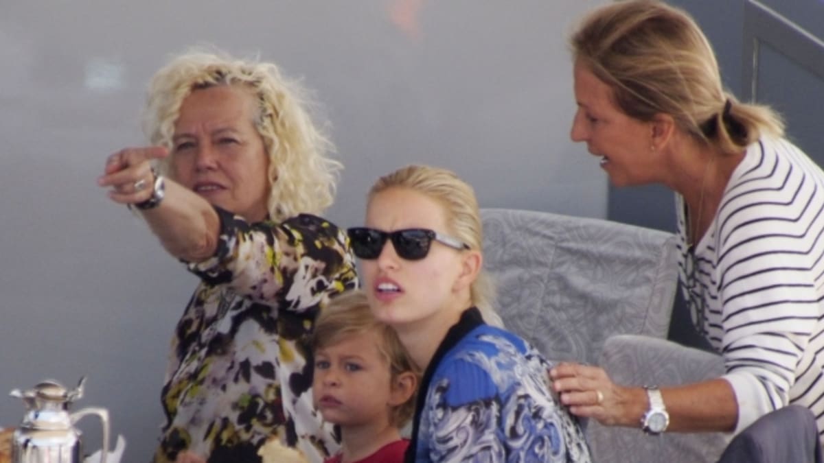 Karolína Kurková tráví čas na jachtě se synem Tobinem