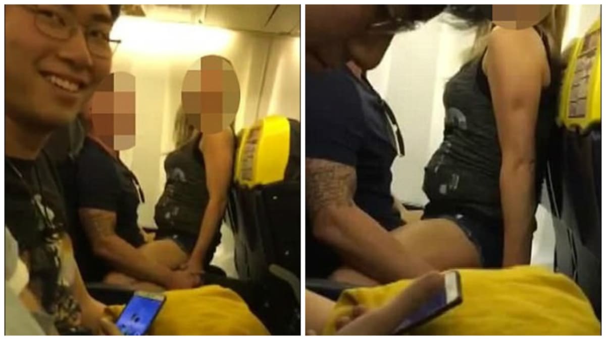 Pár si v letadle klidně užíval sexu.