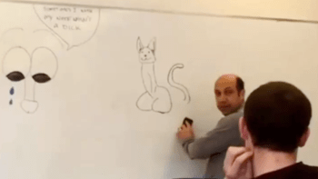 Jak napálit učitele: Namalujte kočku, najde penis