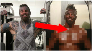 FOTO: Tenhle týpek má tetování na 90 % svého těla! Překrývá ho ale samoopalovákem. Proč to dělá?