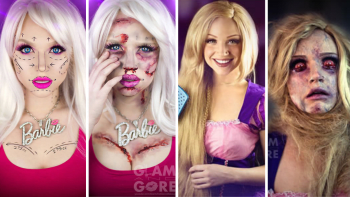 GALERIE: Mění princezny v zombíky! Beauty bloggerka díky make-upu dokáže neskutečně děsivé věci
