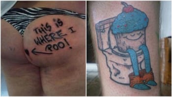 GALERIE: 22 nejhorších tetování všech dob. Neuvěříte, co všechno si lidé nechali vytetovat!