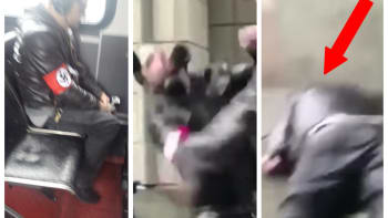 VIDEO: Týpek brutálně knokautoval drzého nácka. Tohle video je masakr!