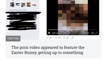 FOTO: Škola sdílela video, na kterém pornohvězda souloží s velikonočním zajíčkem. Tohle by vám učitelka neukázala