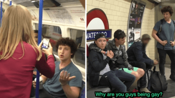VIDEO: Youtuber útočil na gaye v metru. Chtěl vědět, jak budou lidé reagovat. Zachovali byste se jako oni?