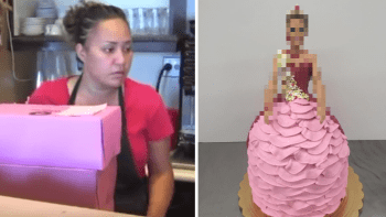 VIDEO: Cukrárna upekla dort s panenkou. Jeho fotka ale rozčílila internet… Jedli byste ho?