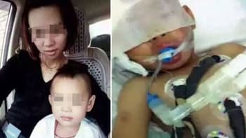 FOTO: Matka s milencem brutálně zbila svého tříletého syna. Na následky zranění zemřel