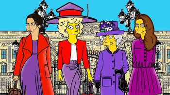 GALERIE: Takhle by vypadaly královské ikony ve světě Simpsonových. Je Meghan Markle víc sexy než v reálu?