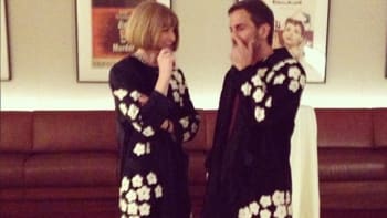 Takové faux pas: Marc Jacobs a Anna Wintour ve stejném kabátě!