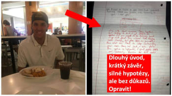 FOTO: Týpek brutálně setřel svou ex. Opravil a oznámkoval její omluvný dopis! Teď se jí směje celý internet