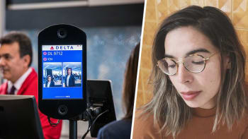 FOTO: Dívka dostala šokující odpověď na otázku, proč se musela na letišti dívat do kamery! Vážně to takhle funguje?