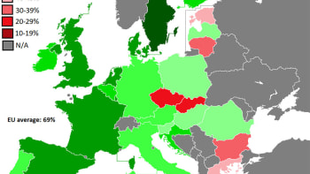 GALERIE: Mapa ukazuje, jak rasistické jsou jednotlivé evropské státy. Souhlasíte s takovým výsledkem?