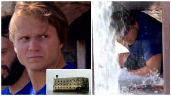 VIDEO: Ondra Gregor trpí v Pevnosti Boyard! Ve vodním tobogánu se málem zasekl!