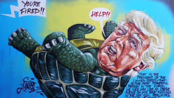 FOTO: Umělec vytvořil parádní graffiti s Donaldem Trumpem! Přijde vám výstižné, nebo přes čáru?