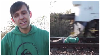 VIDEO: Šok! Český youtuber skočil kvůli šílené challenge pod vlak! Jeho pokus dopadl tragicky!
