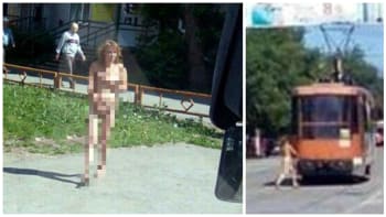 GALERIE: Prostě Rusko! Milenka pobíhala nahá v ulicích. Před manželkou musela skočit z okna
