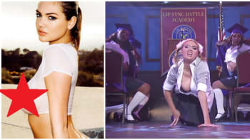 Sexbomba Kate Upton v nejžhavějším televizním výstupu! Její prsatá verze Britney Spears je hotové péčko!