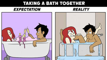 GALERIE: 5 vtipných ilustrací o vztazích, které ukazují rozdíly mezi romantickým očekáváním a trapnou realitou