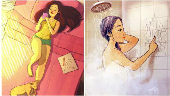 GALERIE: 15 parádních ilustrací, které ukazují výhody života o samotě