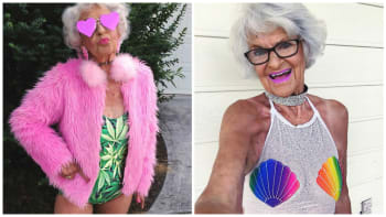 GALERIE: Tahle 88letá babička vás strčí do kapsy! Její bláznivý styl z ní udělal hvězdu. Šílené fotky téhle rošťandy vás...