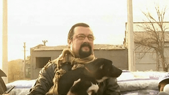 Steven Seagal adoptoval toulavého psa