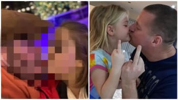 FOTO: Otec sdílel šílenou fotku, na které líbá dcerku na rty. Co tím chtěl lidem vzkázat?