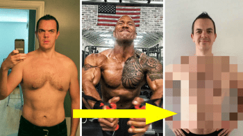 FOTO: Týpek měsíc kopíroval dietu a cvičení The Rocka! Tohle to provedlo s jeho tělem…