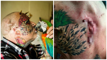 KRVAVÉ FOTO: Usekl si obě uši, aby vypadal jako papoušek. A tím to nekončí, chce si přeoperovat...